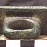 Click para ampliar. Sello romano de bronce: vista superior